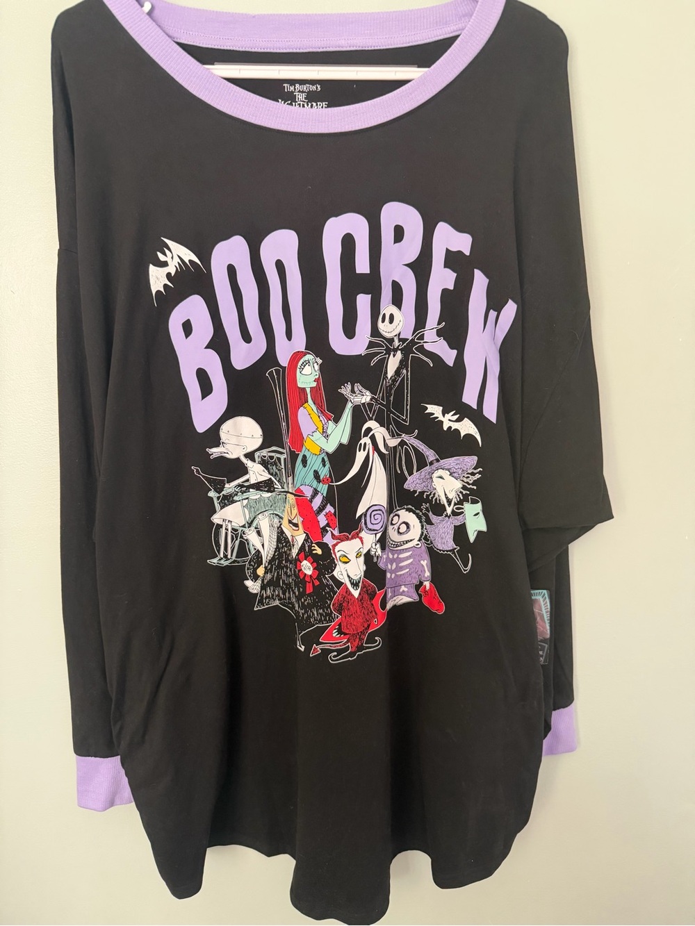 The Nightmare Before Christmas BoThe Nightmare Before Christmas Boo Crew T-Shirt